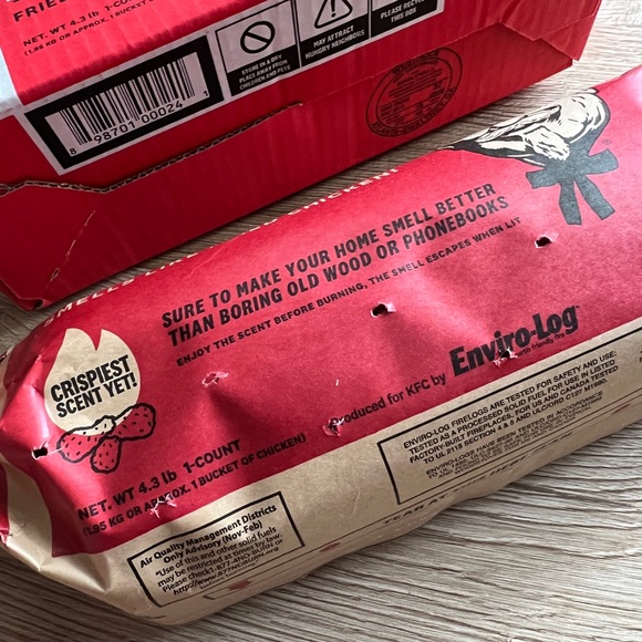 Kentucky Fried Chicken KFC 11 Herbs & Spices Firelog by Enviro-Log 2021 Edition - Picture 2 of 5